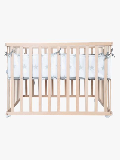 Roba Lekegrind med Hjul, Little Stars Wood