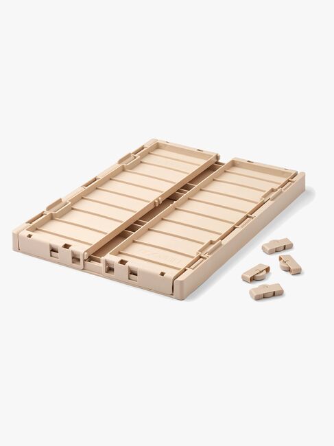 LIEWOOD Weston Oppbevaringsboks med Lokk & Hjul, Sandy