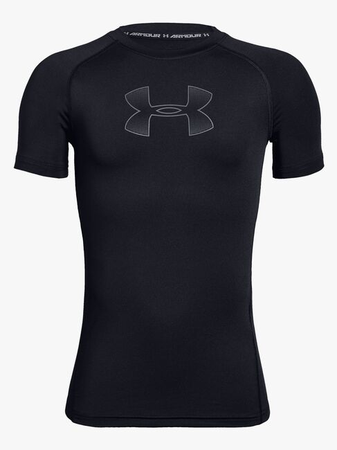 Under Armour HeatGear Short Sleeve Treningstrøye, Black