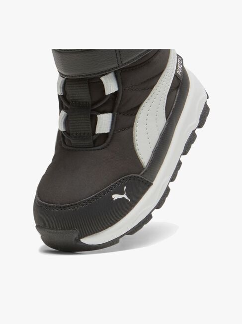 Puma Evolve Puretex AC Inf Vintersko, Black/Ash Grey/White