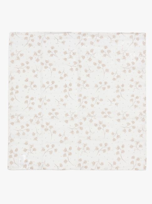 Jollein Musselinteppe 70x70 cm 3-Pakk, Leafy Dreams