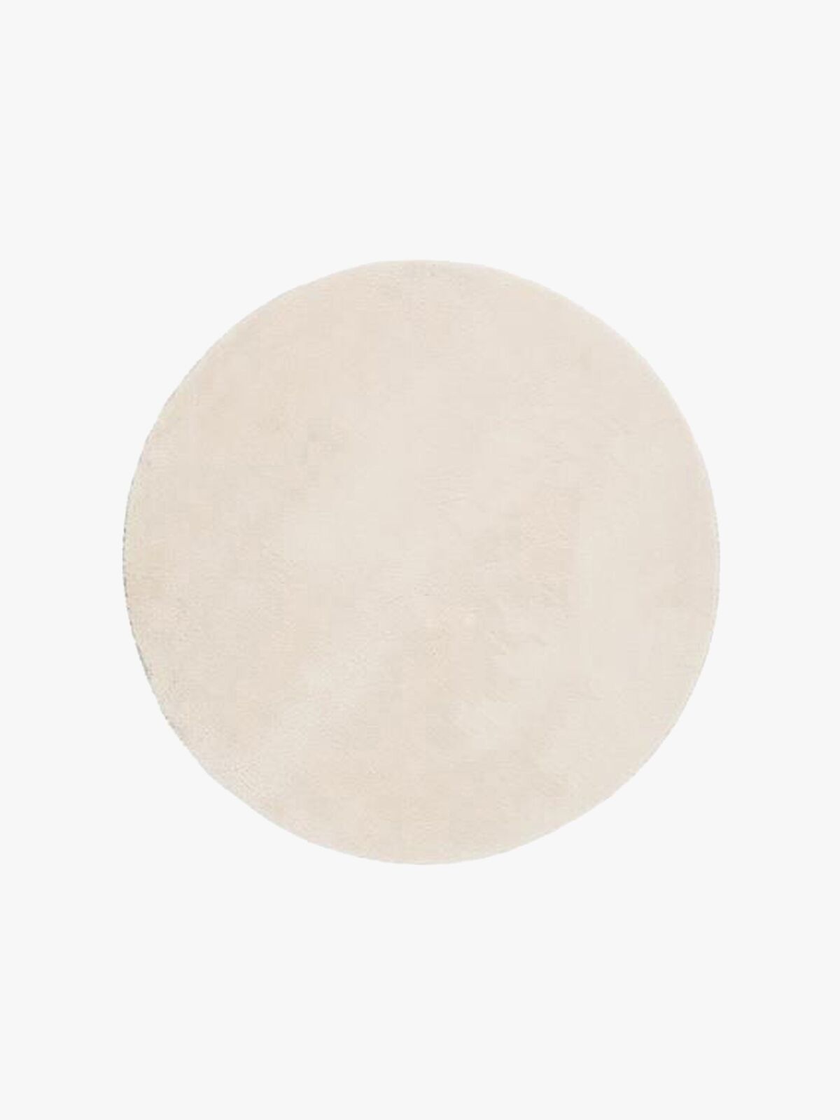 KMCarpets Gulvteppe Rund 120, Soft Natur