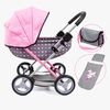 Bayer Design Dukkevogn Cosy, Grå/Rosa
