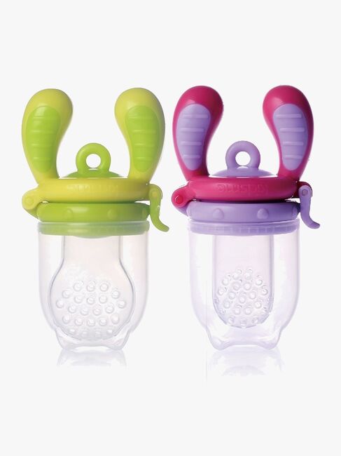 Kidsme Food Feeder 2-pk, Lilla/Lime