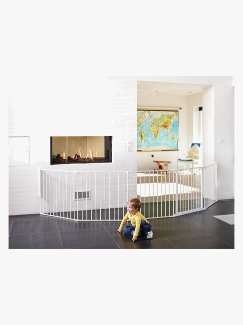 BabyDan Flex XXL Skrugrind, Hvit