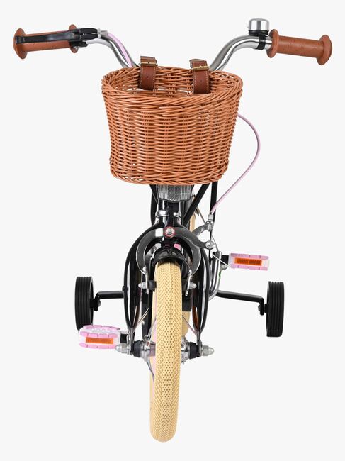 Volare Excellent Sykkel med Kurv 12 Tommer, Svart