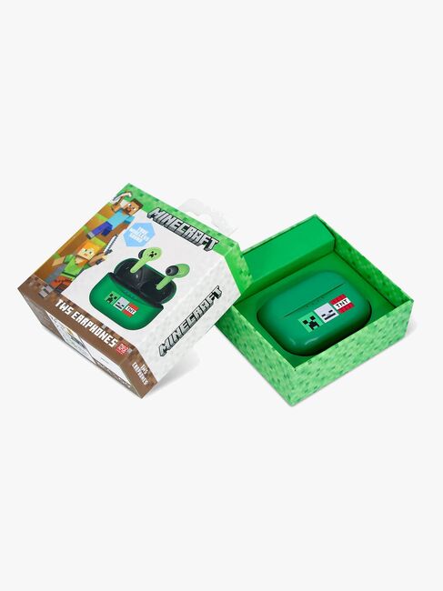 Minecraft Hodetelefoner In-Ear TWS, Grønn