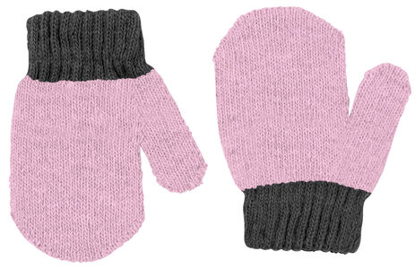Lindberg Sundsvall Wool Glove Votter 2-pack, Pink/Anthracite