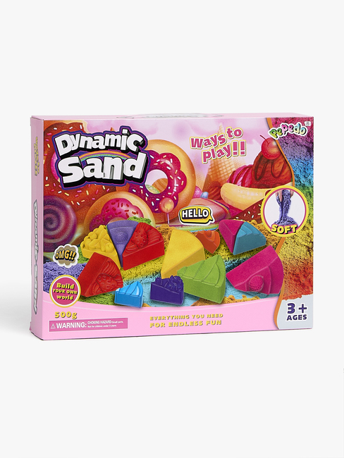 Fippla Dynamic Sand Lekesett Kakebiter 6 Farger