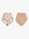 FILIBABBA Bandana Tøysmekker 2-Pakk, Little Wonders/Warm Grey