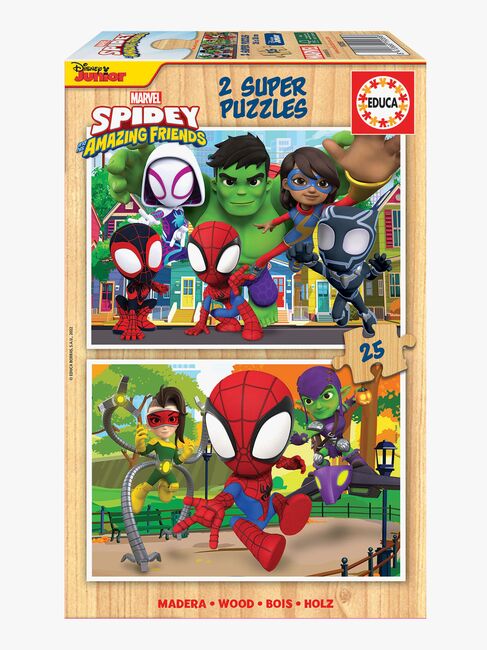 Educa Spidey And His Amazing Friends Puslespill 2x25 Brikker