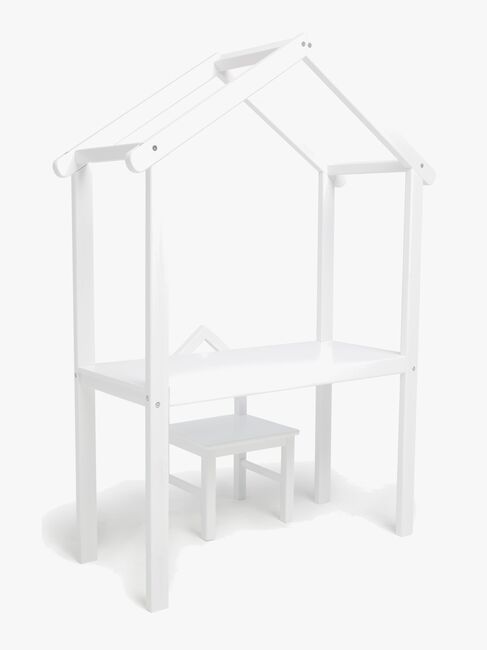 JLY  Hus Skrivebord med Stol, Hvit