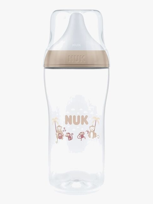 NUK Perfect Match Tåteflaske 360 ml, Monkey