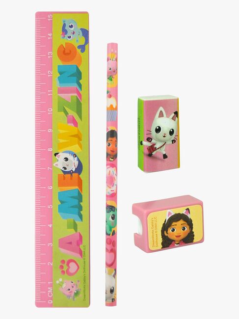 Gabby's Dollhouse Pennal med Skrivesett, Flerfarget