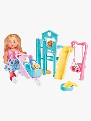 Evi Love Dukke med Valper