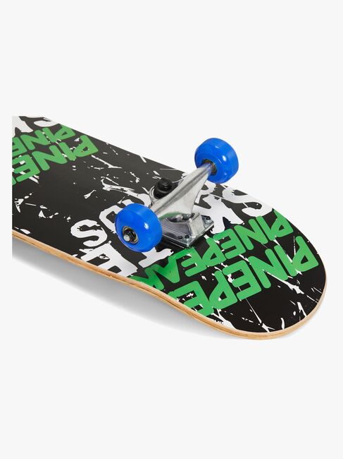 Pinepeak Skateboard, Svart/Grønn