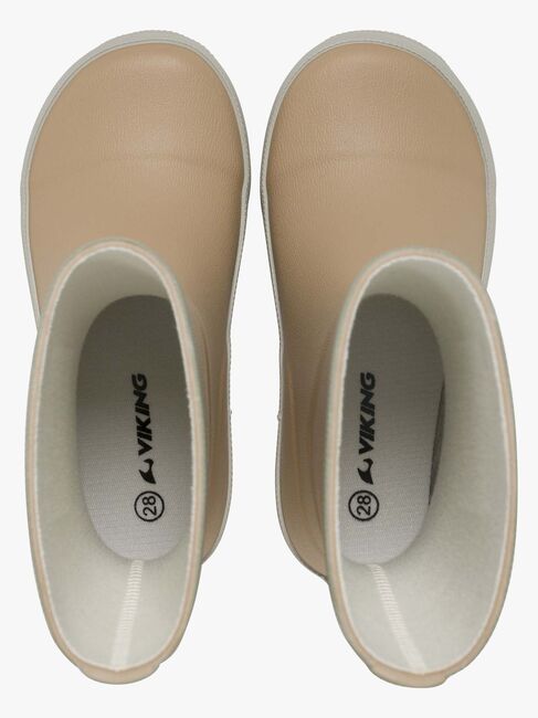 Viking x Kenza Gummistøvler, Dark Sand/Light Green