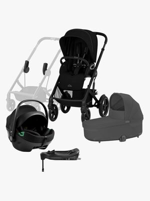 Cybex TALOS S Lux Duovogn inkl. Axkid GOKID Babybilstol & Base, Moon Black