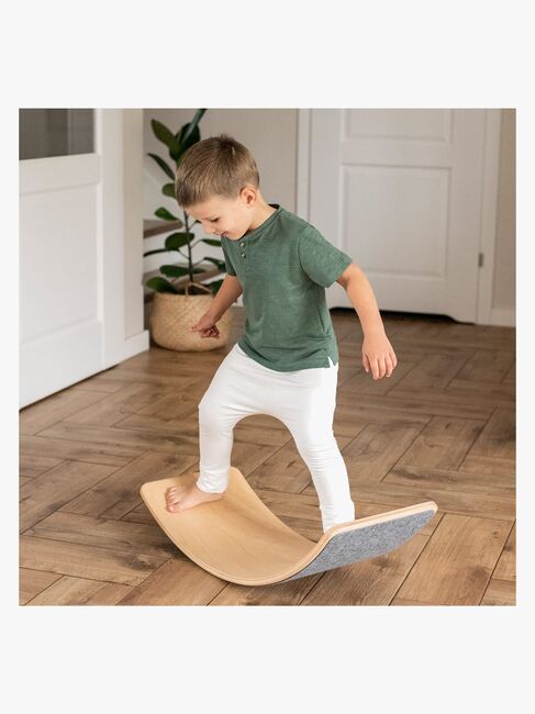 Meowbaby Balansebrett, Grå/Naturell