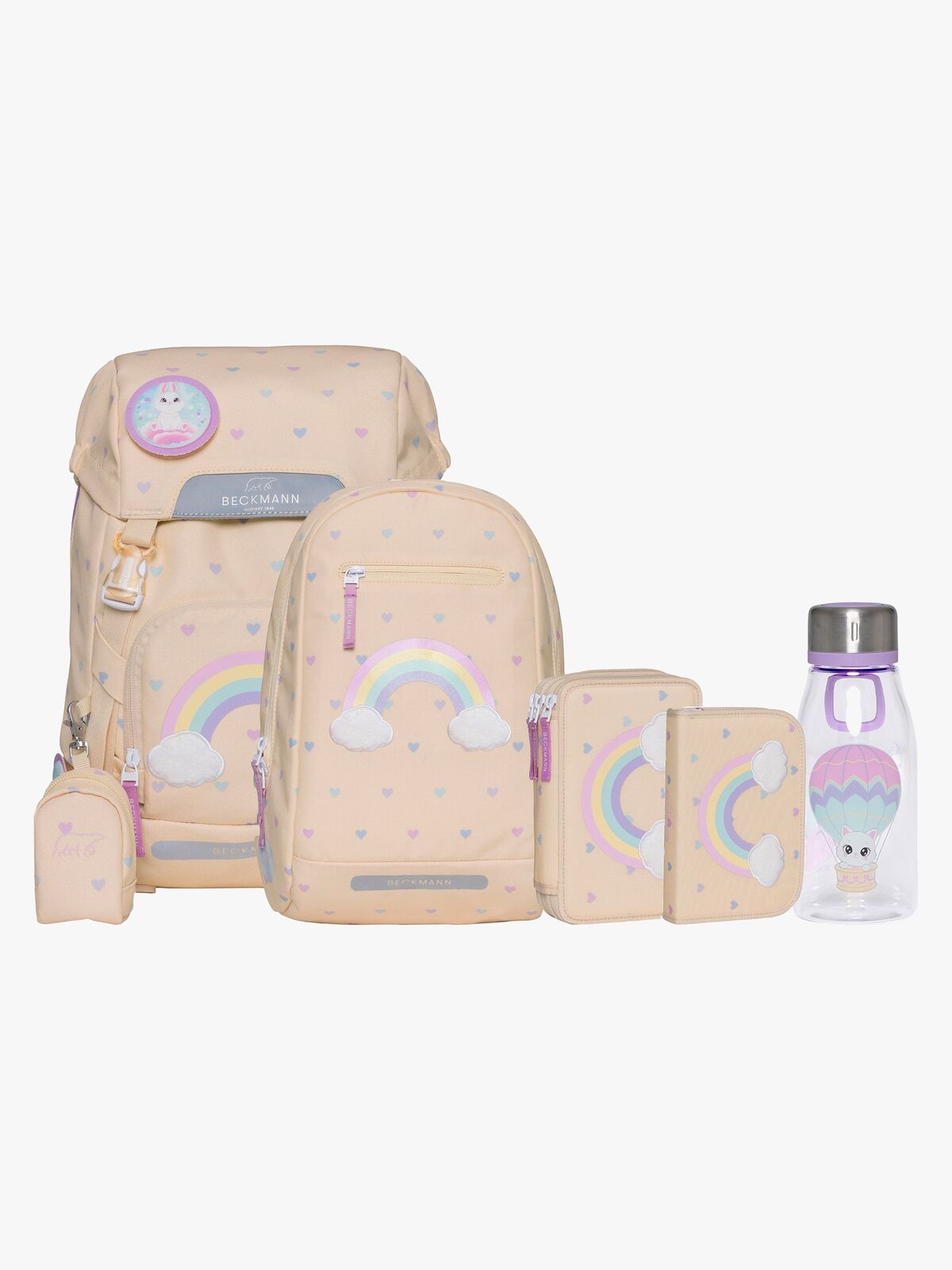 Beckmann Classic Veskesett 22L inkl. Flaske, Yellow Heart