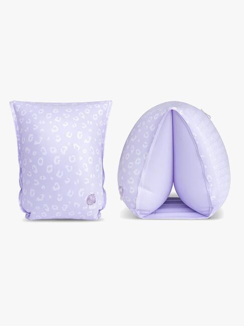 Swim Essentials Armpuffer, Lila Leopard