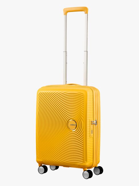 American Tourister Soundbox Spinner Koffert 35.5L, Golden Yellow