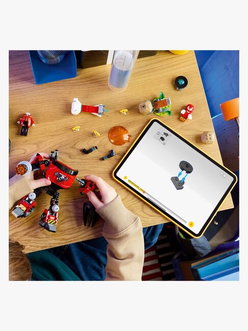 LEGO Sonic 77005 Knuckles mot Dr. Eggmans Egg Crusher-robot