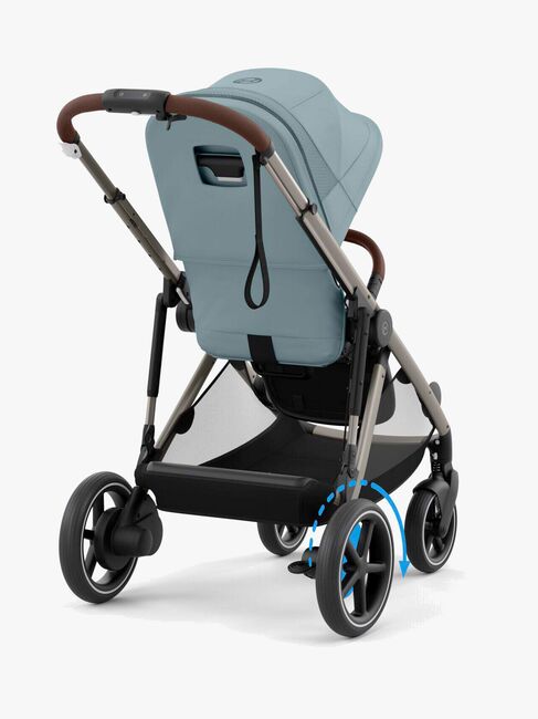Cybex e-GAZELLE S Sportsvogn, Stormy Blue/Taupe