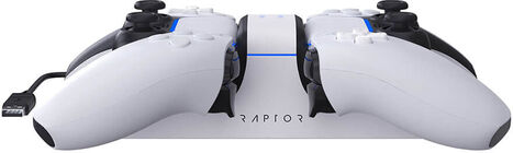 RAPTOR Lader til Spillkonsoll Dual PS5