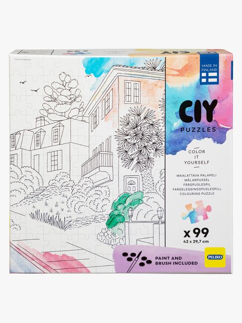 Peliko CIY Puslespill med Vannfarger 99 Brikker Blandet