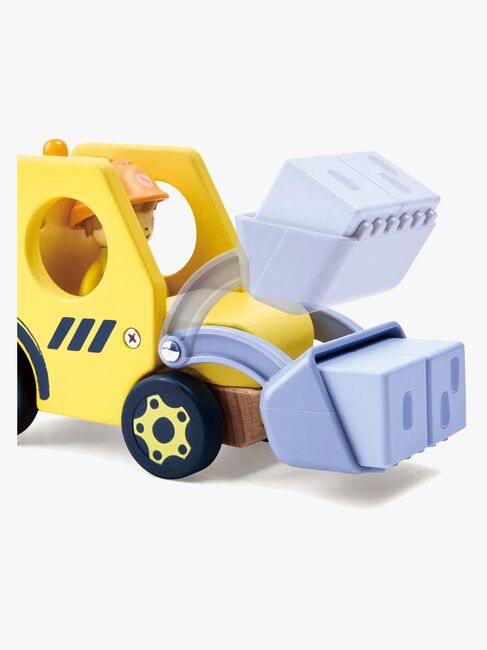 Hape Eventyrbok med Lekesett The Buzzing Bulldozer