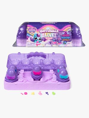 Hatchimals Alive Neon Rainbow Carton Figursett