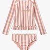 LIEWOOD Dagny Badesett, Coral blush/creme de la creme stripe