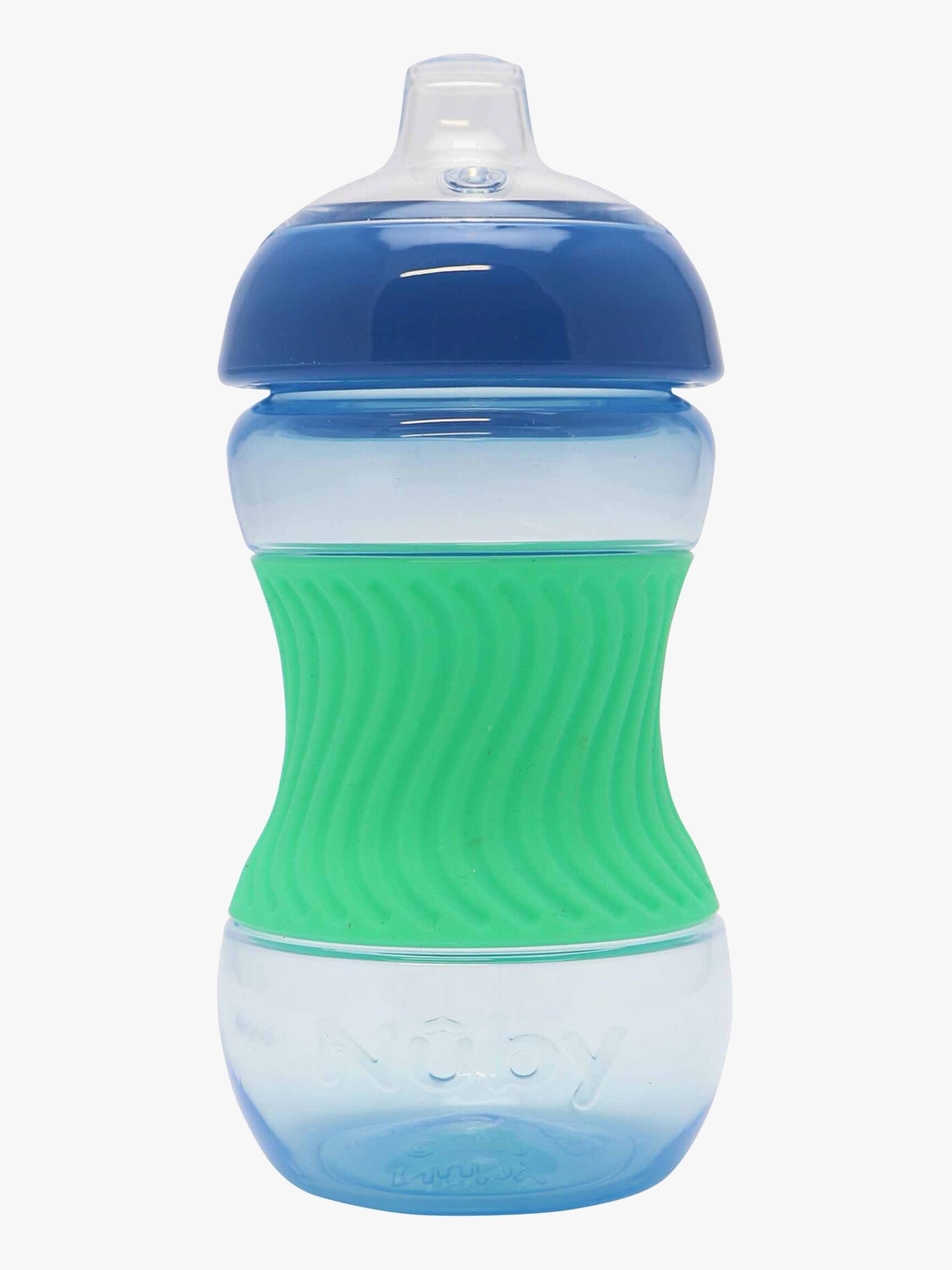 Nuby Mini Easy Grip Tutekopp, Blå/Grønn - Barnekopper & Tilbehør - Silikon,Plast