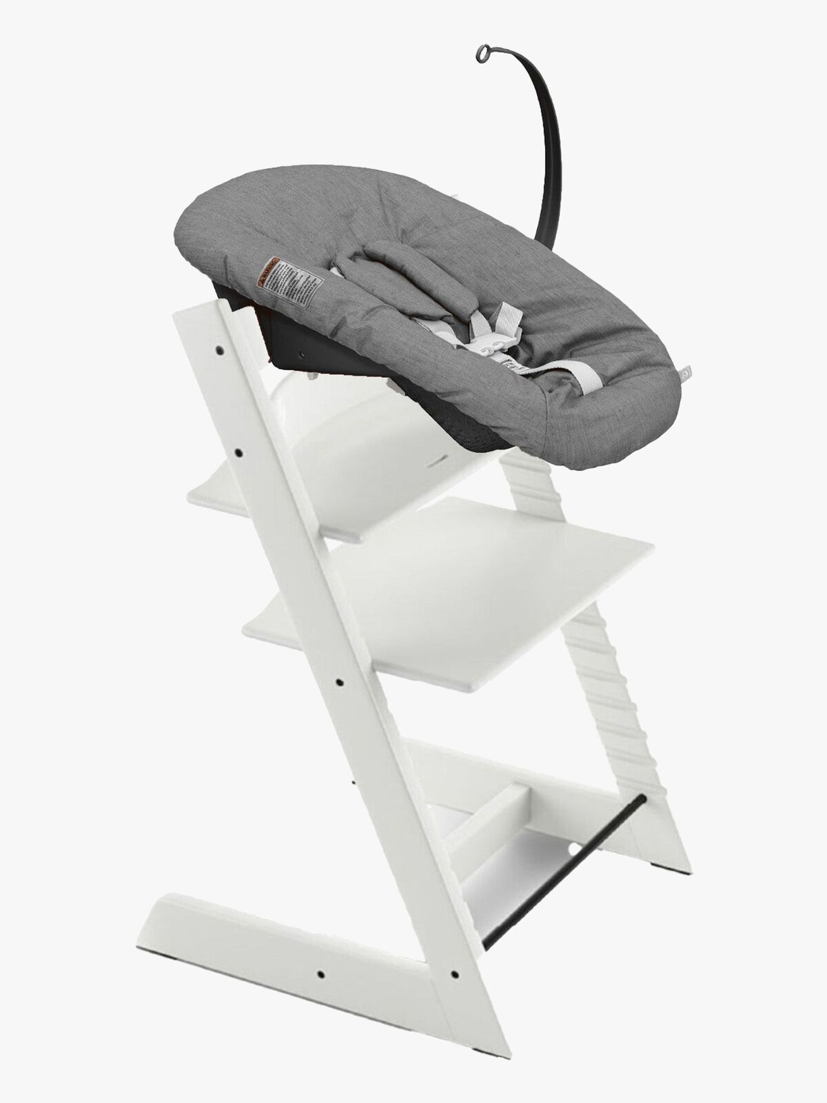 Stokke Tripp Trapp Matstol inkl. Newborn Set, White/Antracite