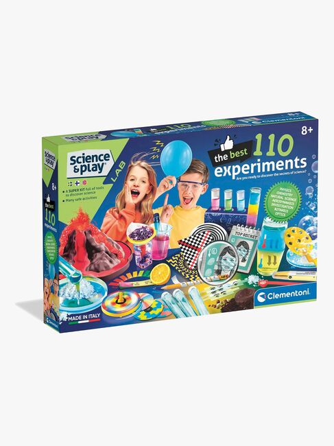 Clementoni Science & Play 110 Eksperiment Vitenskapssett
