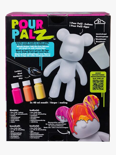 TOYMONSTER POUR PALZ DIY-sett Mal Din Egen Bjørn, Mango Sunset