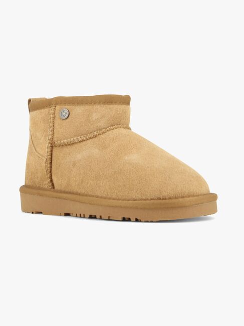 Mjúka Cardstone  Fôrede Støvler, Chestnut
