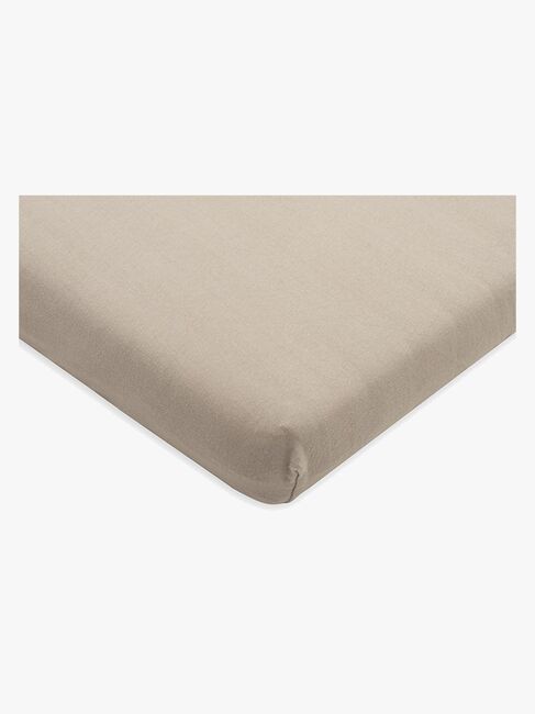 Jollein Stretchlaken Bomullsjersey 60x120cm, Nougat