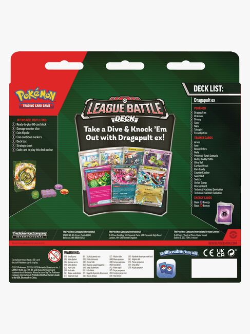 Pokémon Poké Leauge Battle Deck Ex Samlerpakke