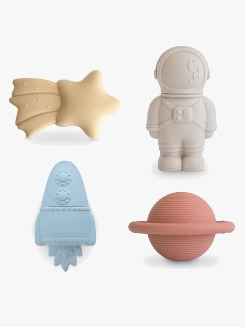 Mushie Badeleker Verdensrom 4-Pakk