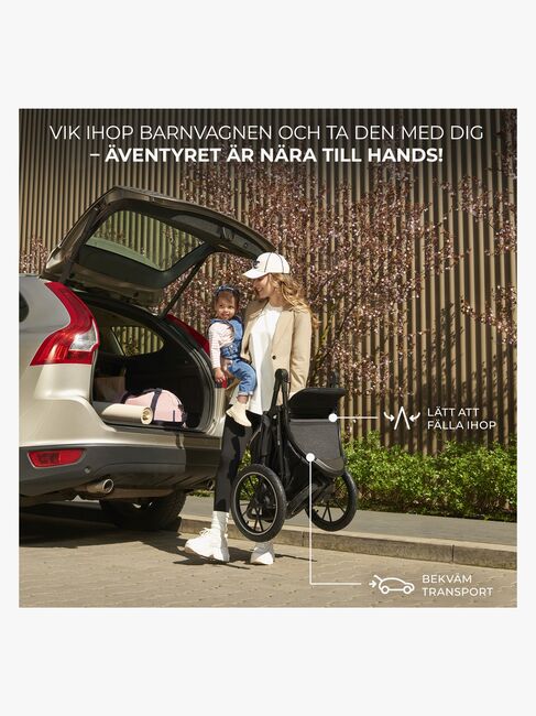 Kinderkraft HELSI 2 Terrengvogn, Grey