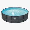 Swing Pools Elite Bassengsett 488x122 cm, Svart