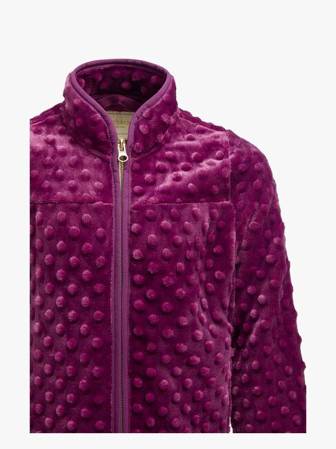 Petite Chérie Atelier Ella Fleecejakke, Damson