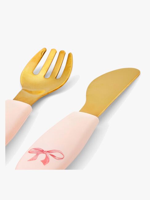 Elodie Tallerken Sett Silikon, Rosy Bow