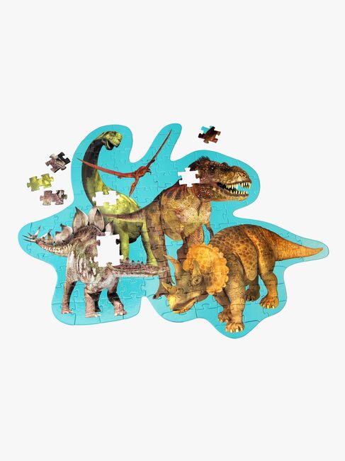 Barbo Toys Stor Gulvpuslespill Dinosaur 120 Brikker