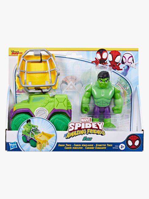 Spidey And His Amazing Friends Figur med Kjøretøy Hulk Truck