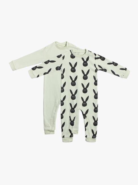 Tiny Treasure Maxime Jumpsuit 2-Pack, Almost Aqua