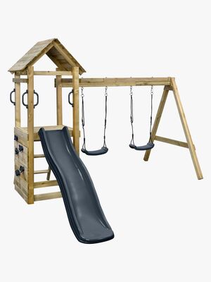 Swing King Maria Lekestativ med Grå Sklie