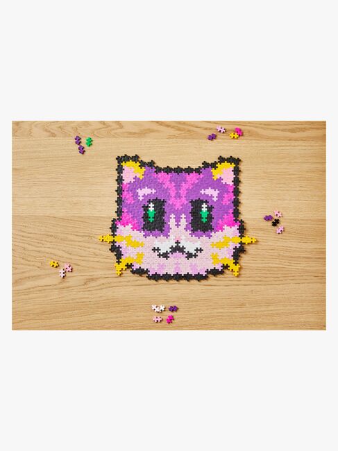 Plus-Plus Puzzle By Number Byggesett Kattunge 500 Deler